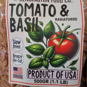 Pasta-Tomato & Basil Radiatorre